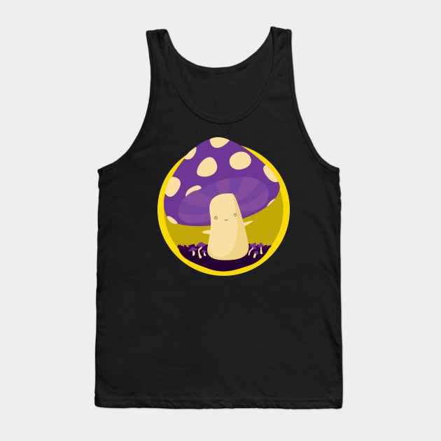 Intersex Pride Mushroom Tank Top by plotDriving-NPC